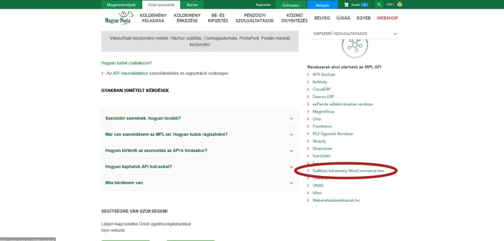 MPL api bővítmény